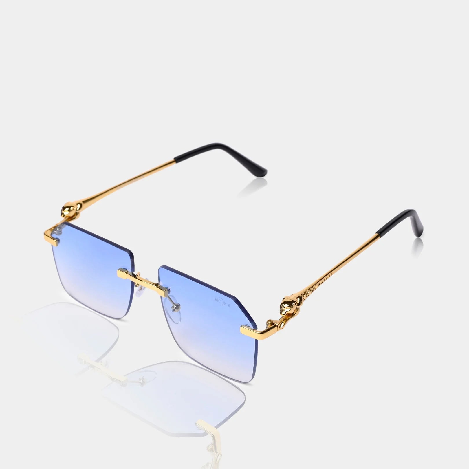 MOONX JAGUAR S2 – Modern Rimless Geometric Sunglasses (Unisex)