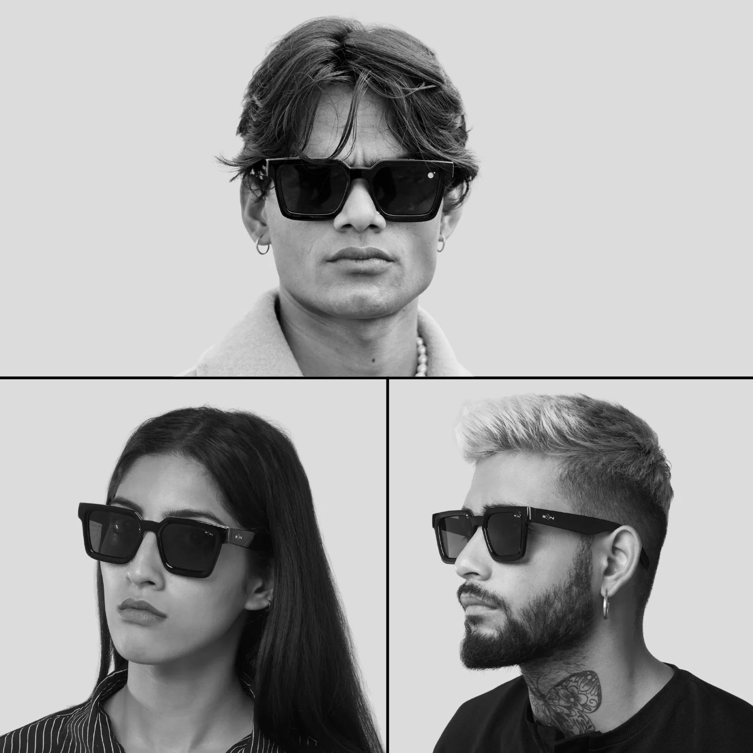 MOONX CLASSIC BLACK – UV400 Protection Wayfarer Sunglasses (Unisex, Hot Selling)