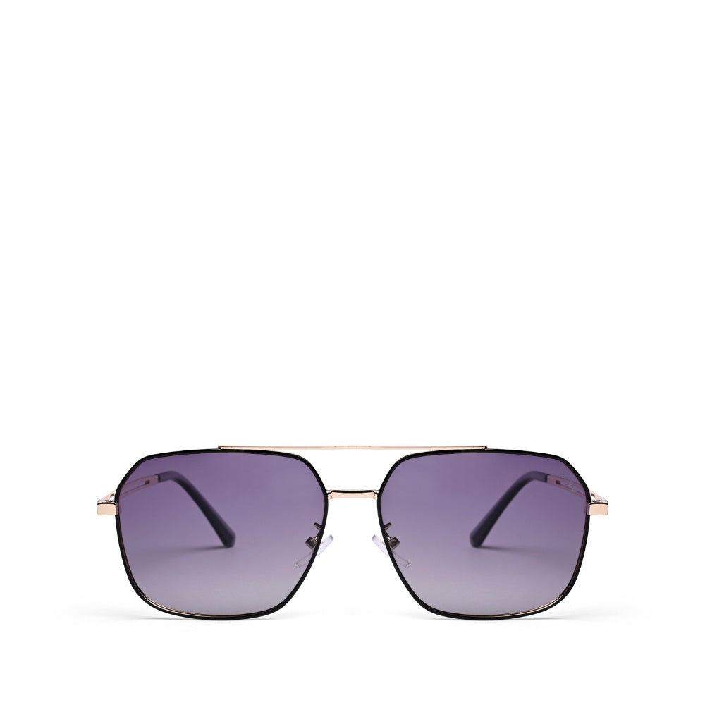 MOONX REFLECTOR S3 – Polarised Square Metal Frame Sunglasses (Unisex)