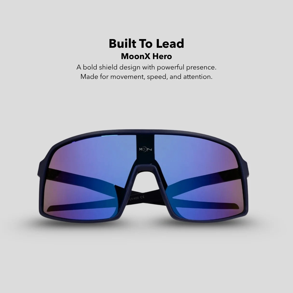 MOONX X-HERO S2 – UV400 Sports and Biking Sunglasses (Unisex)