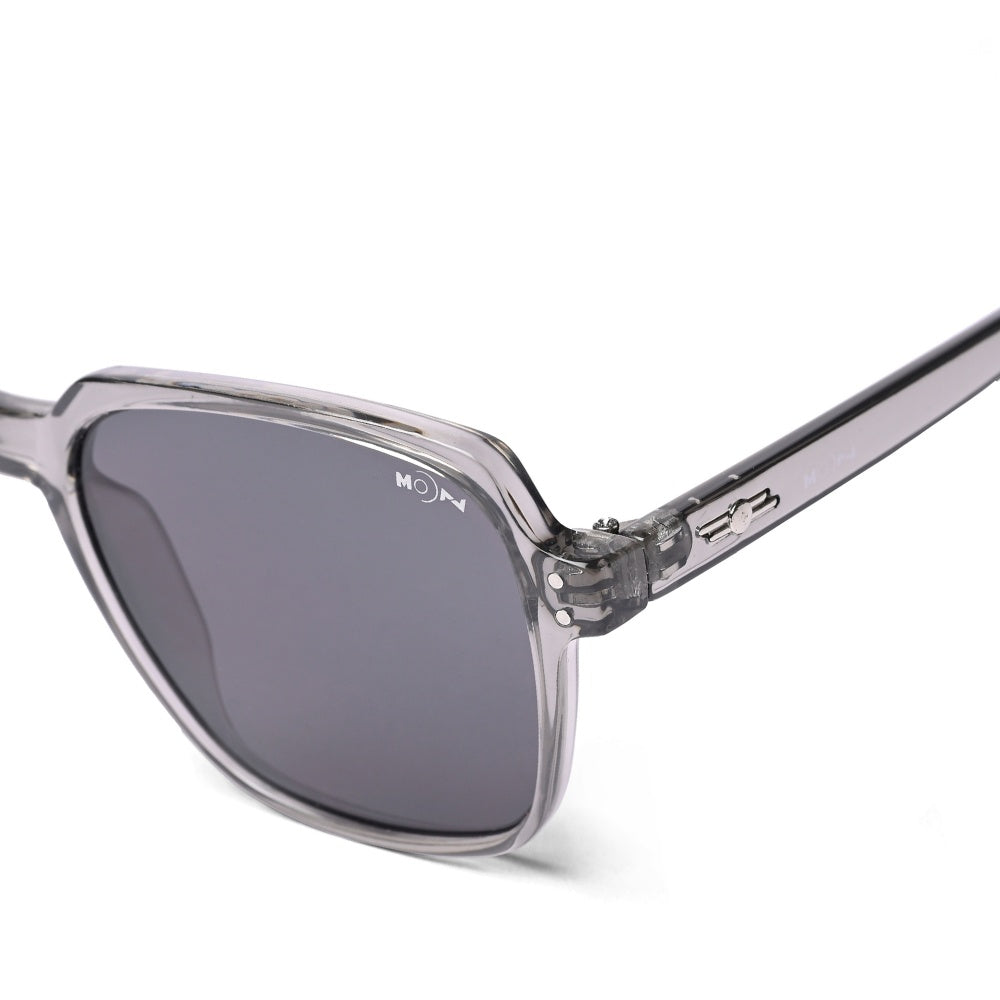 MOONX ROMAN S1 – UV400 Square PC Frame Sunglasses (Unisex)