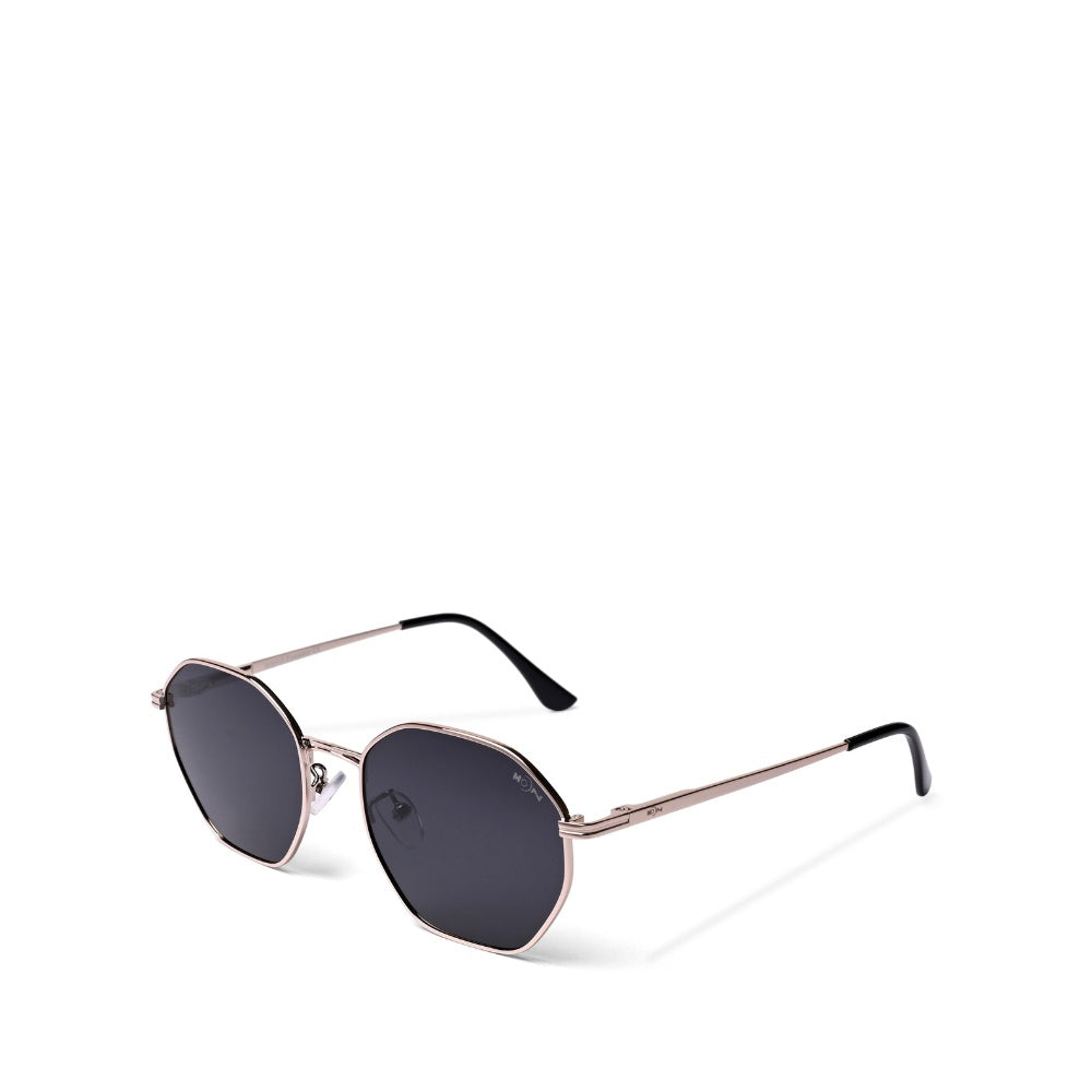 MOONX MIRANDA S2 – UV400 Geometric Round Metal Sunglasses (Unisex)