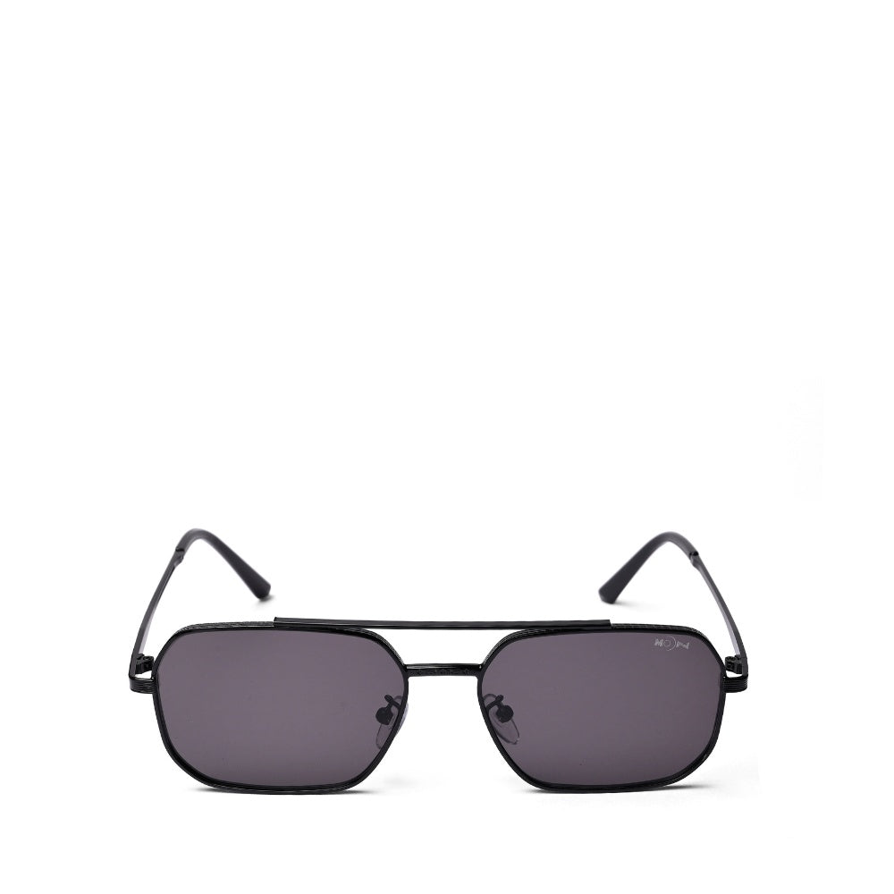 MOONX Z-AUTONOE S1 – UV400 Rectangular Metal Frame Sunglasses (Unisex)