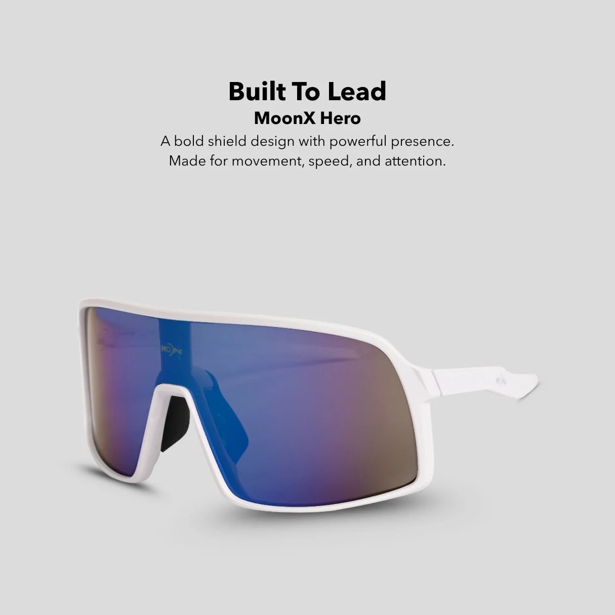 MOONX X-HERO S3 – UV400 Sports and Biking Sunglasses (Unisex)