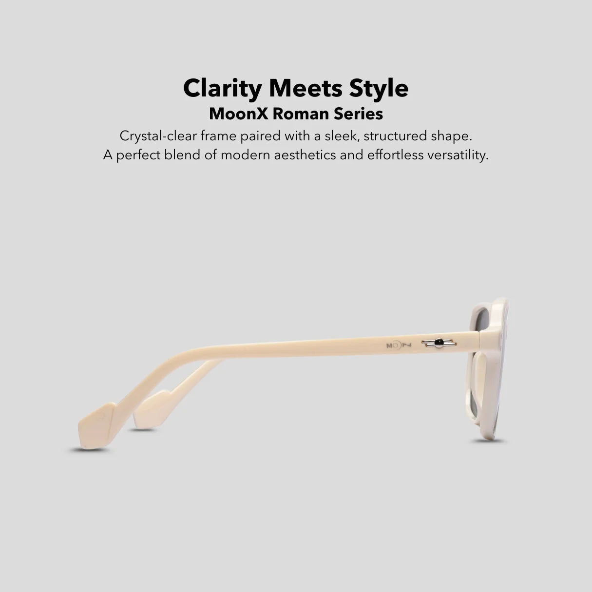 MOONX ROMAN S2 – UV400 Square PC Frame Sunglasses (Unisex)