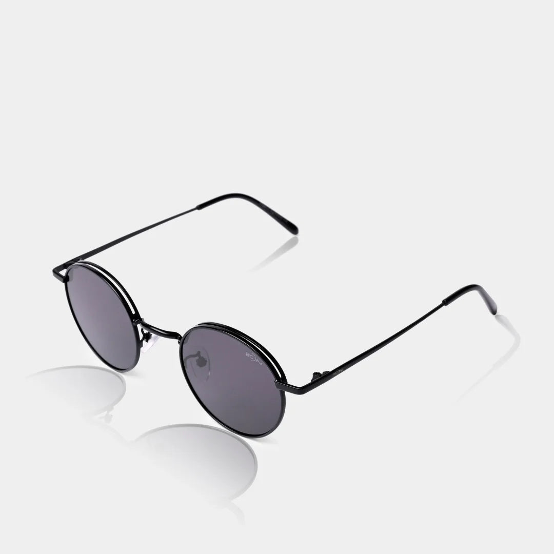 MOONX CLASSIC DIONE – Polarised Round Metal Sunglasses (Unisex)