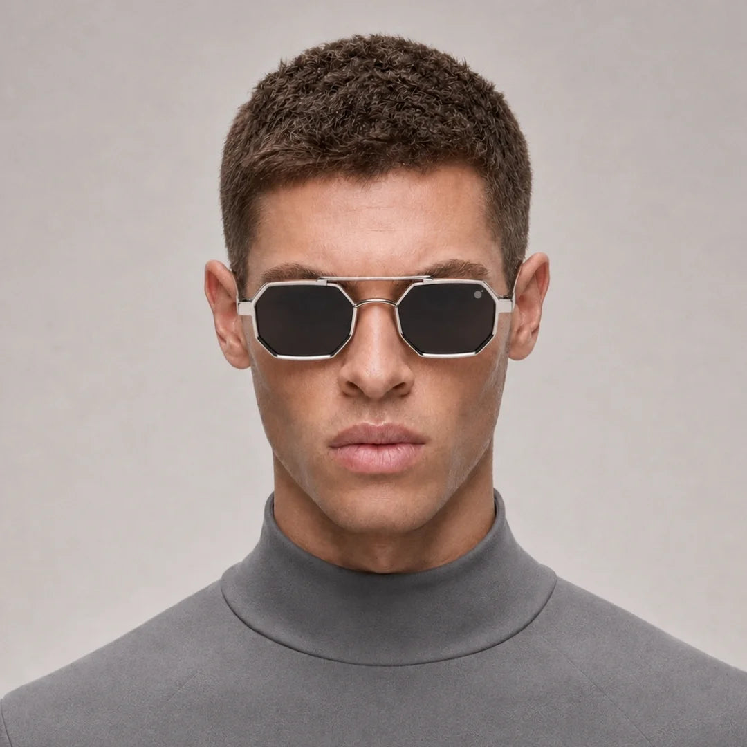 MOONX CLASSIC EDGE S3 – UV400 Modern Shape Sunglasses (Unisex)