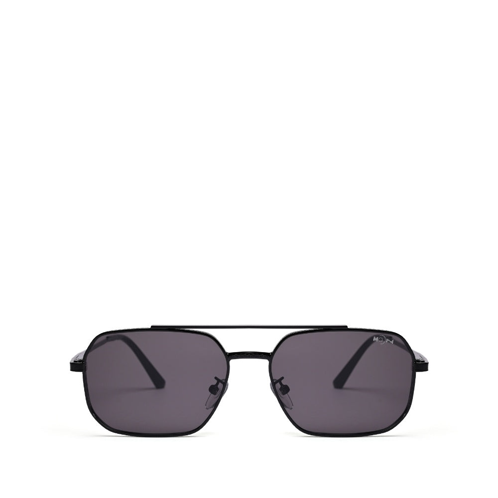 MOONX Z-AUTONOE S1 – UV400 Rectangular Metal Frame Sunglasses (Unisex)