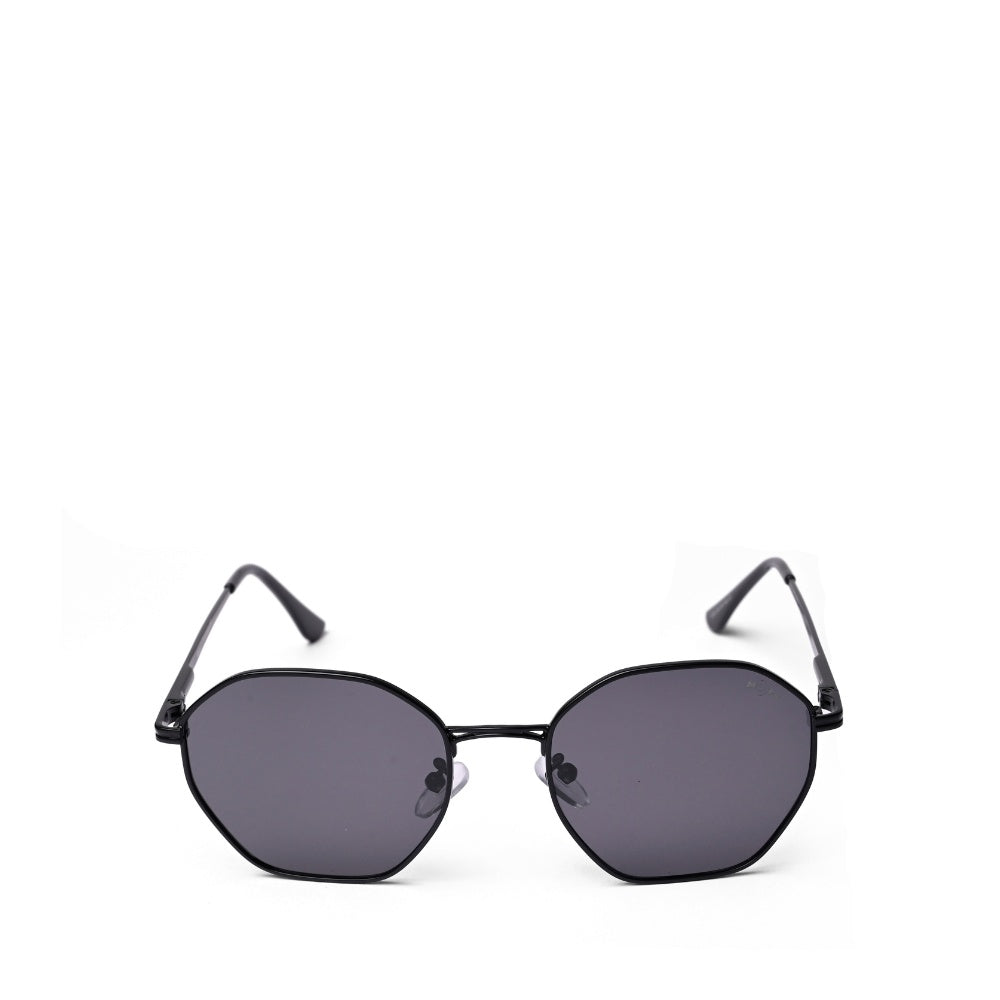 MOONX MIRANDA S1 – UV400 Geometric Round Metal Sunglasses (Unisex)