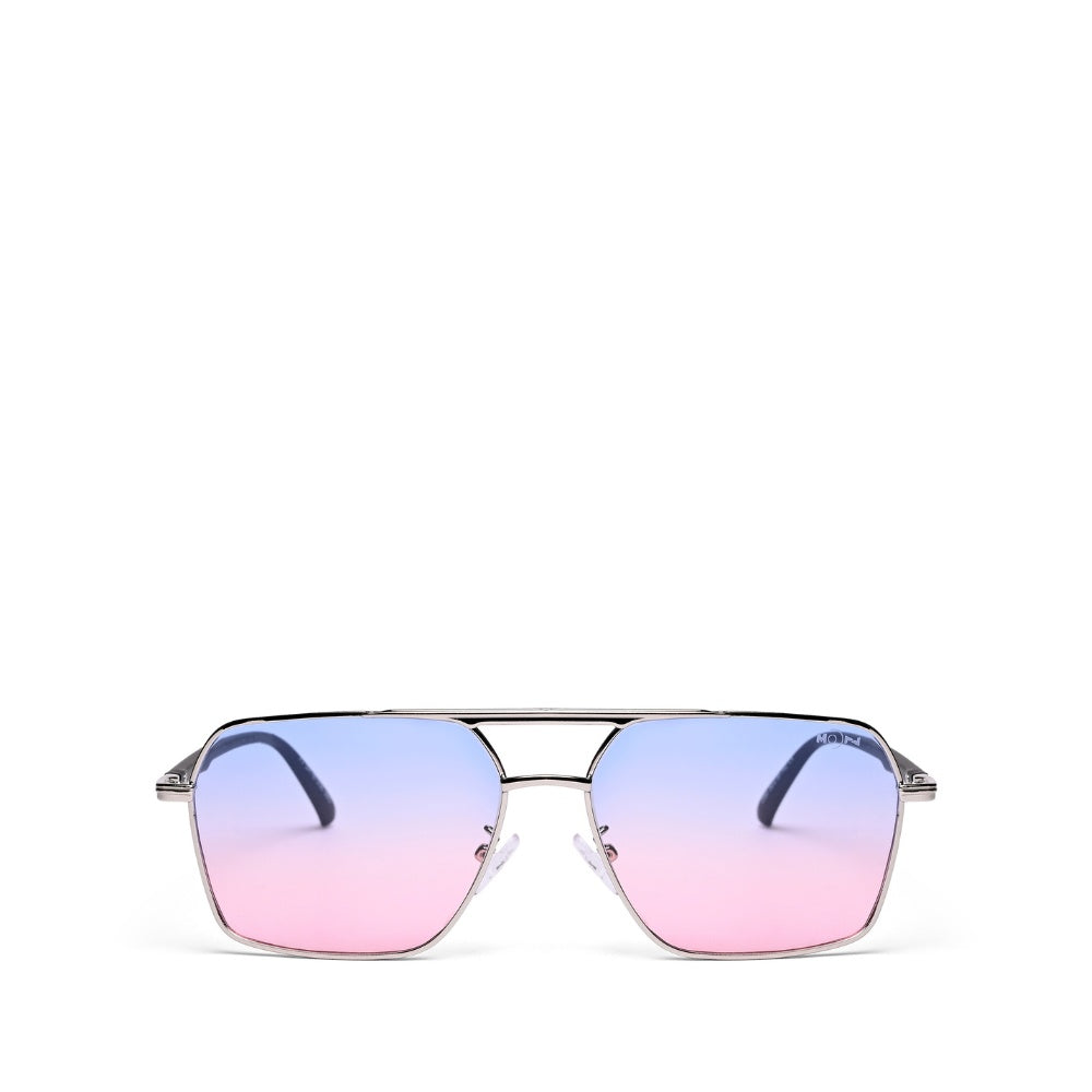 MOONX PHOBOS S2 – UV400 Rectangular Metal Sunglasses (Unisex)