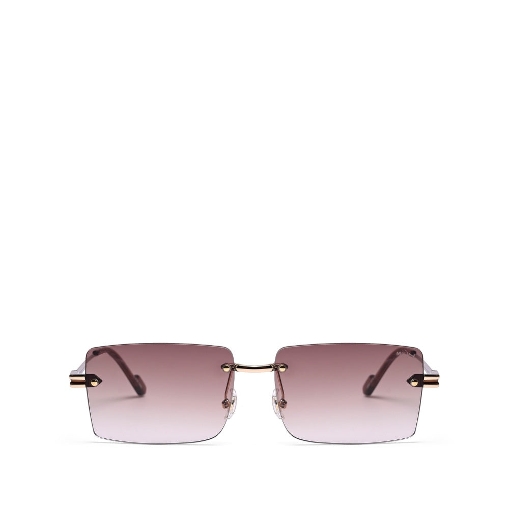 MOONX STARMADE S2 – Polarised Rimless Rectangular Sunglasses (Unisex)
