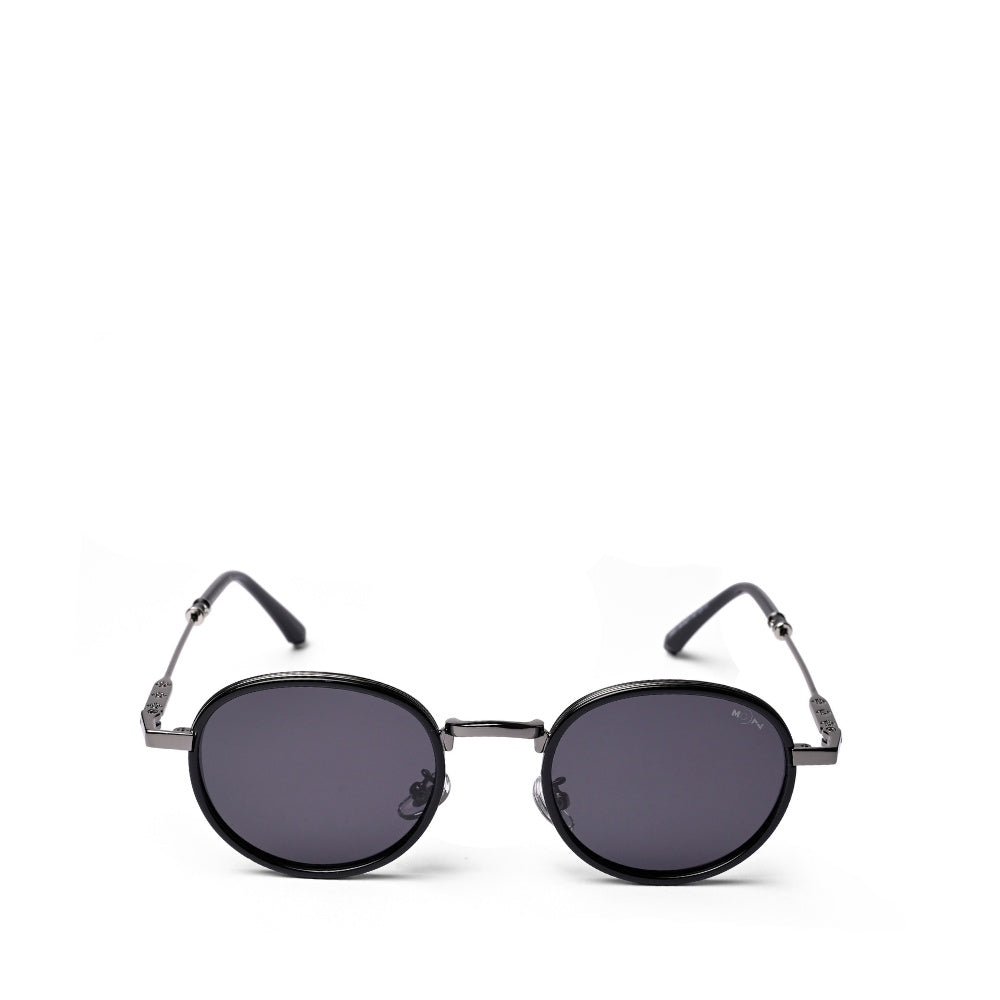 MOONX MOONSHINE S4 – Polarised Classic Round Metal Sunglasses (Unisex)