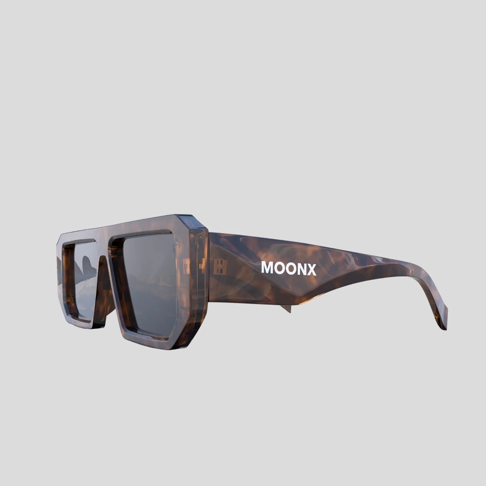 MOONX LUNA S2 - UV400 Premium & Bold Rectangular Frame Sunglasses