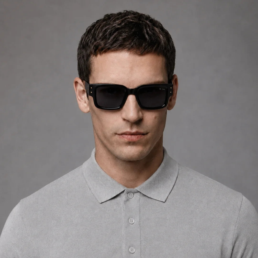 MOONX CLASSIC ICON - UV400 Rectangular Sunglasses (Unisex)