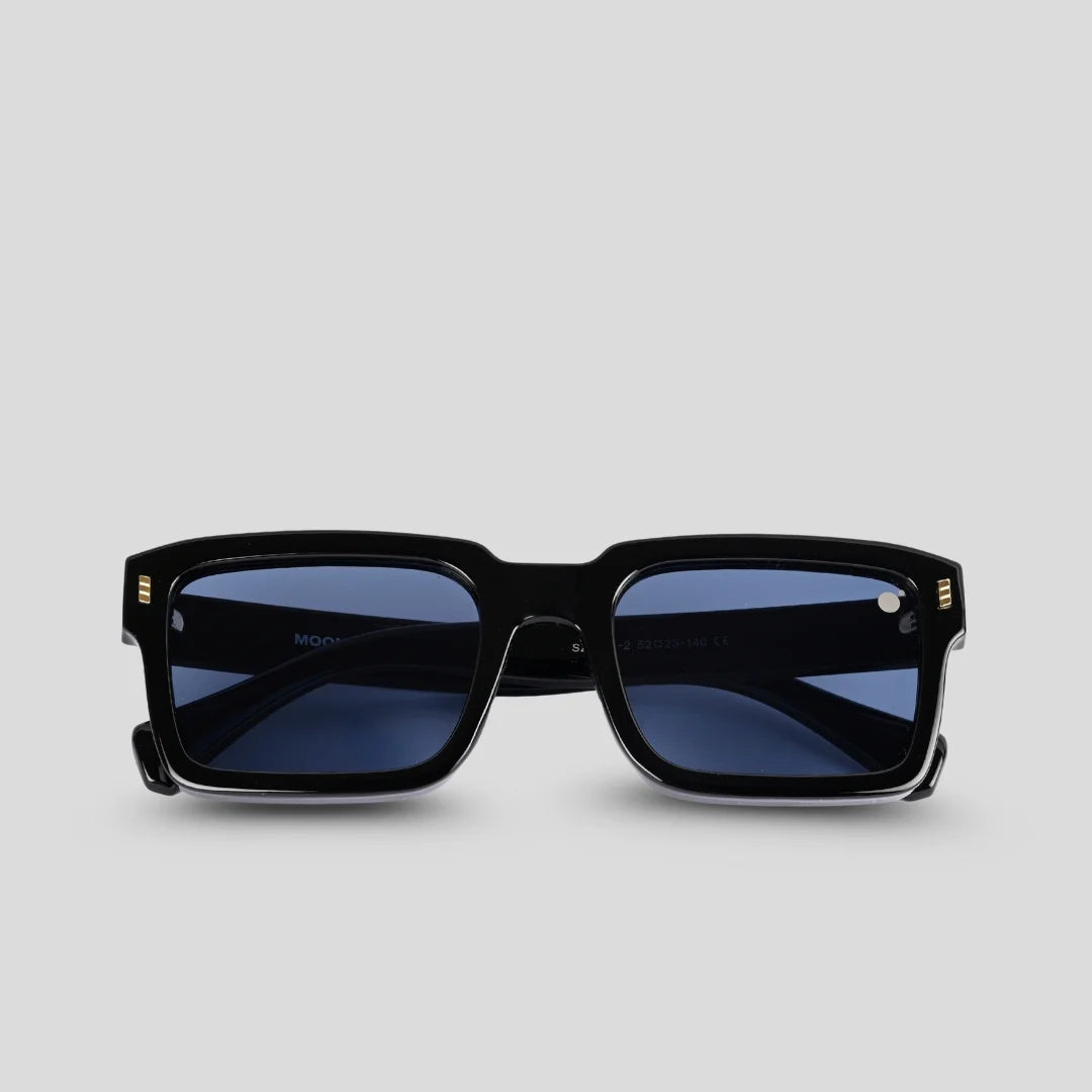 MOONX AURA S1 – UV400 Sleek Rectangular Sunglasses (Unisex)