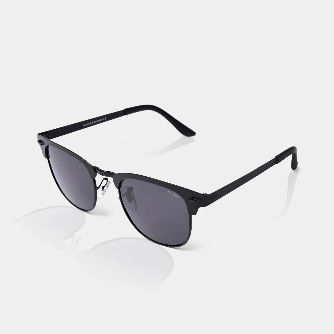 MOONX CLASSIC CLUB S1 – Polarised Clubmaster Sunglasses (Unisex)