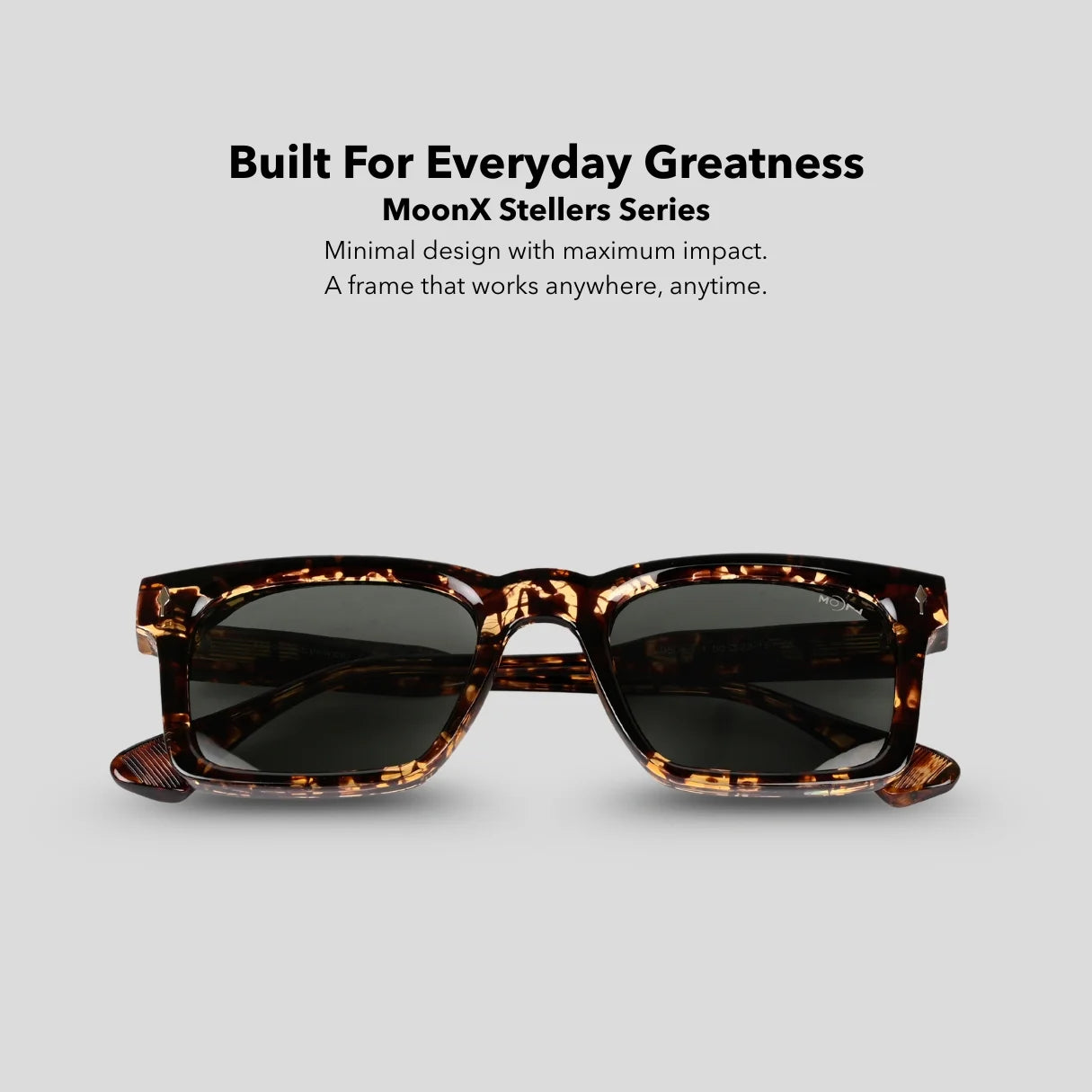 MOONX STELLERS S4 (EXCLUSIVE) – UV400 Rectangular Modern Sunglasses (Unisex)