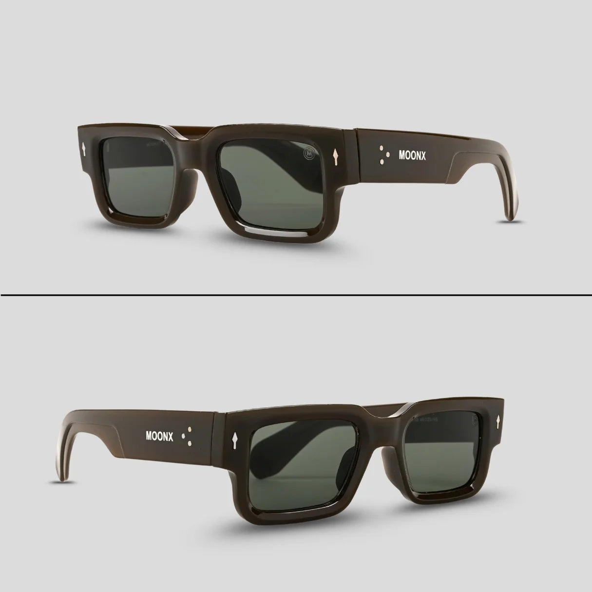 MOONX ATLAS S4 – UV400 Bold & Rectangular Sunglasses (Unisex)