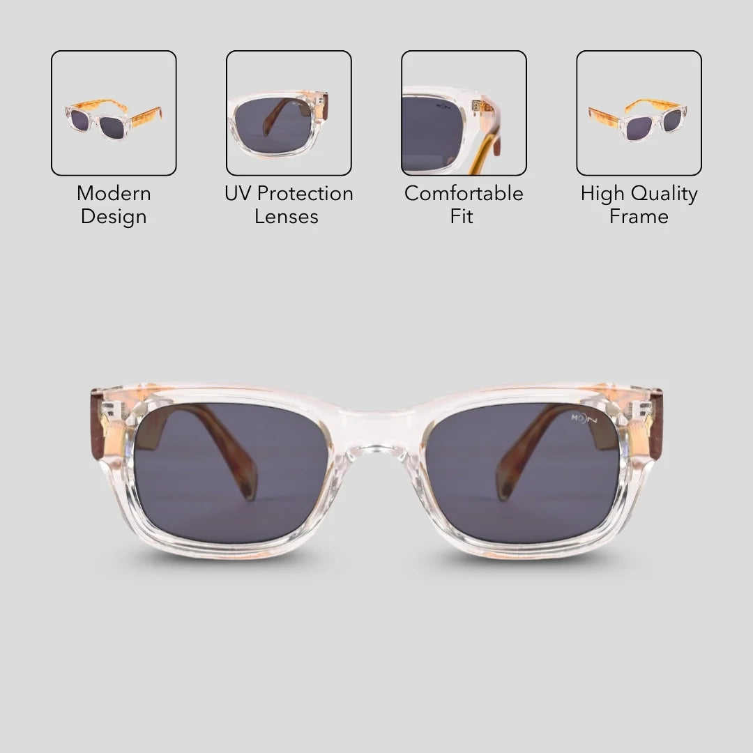 MOONX DARK MATTER S4 – UV400 Modern Design Sunglasses (Unisex, Trending)