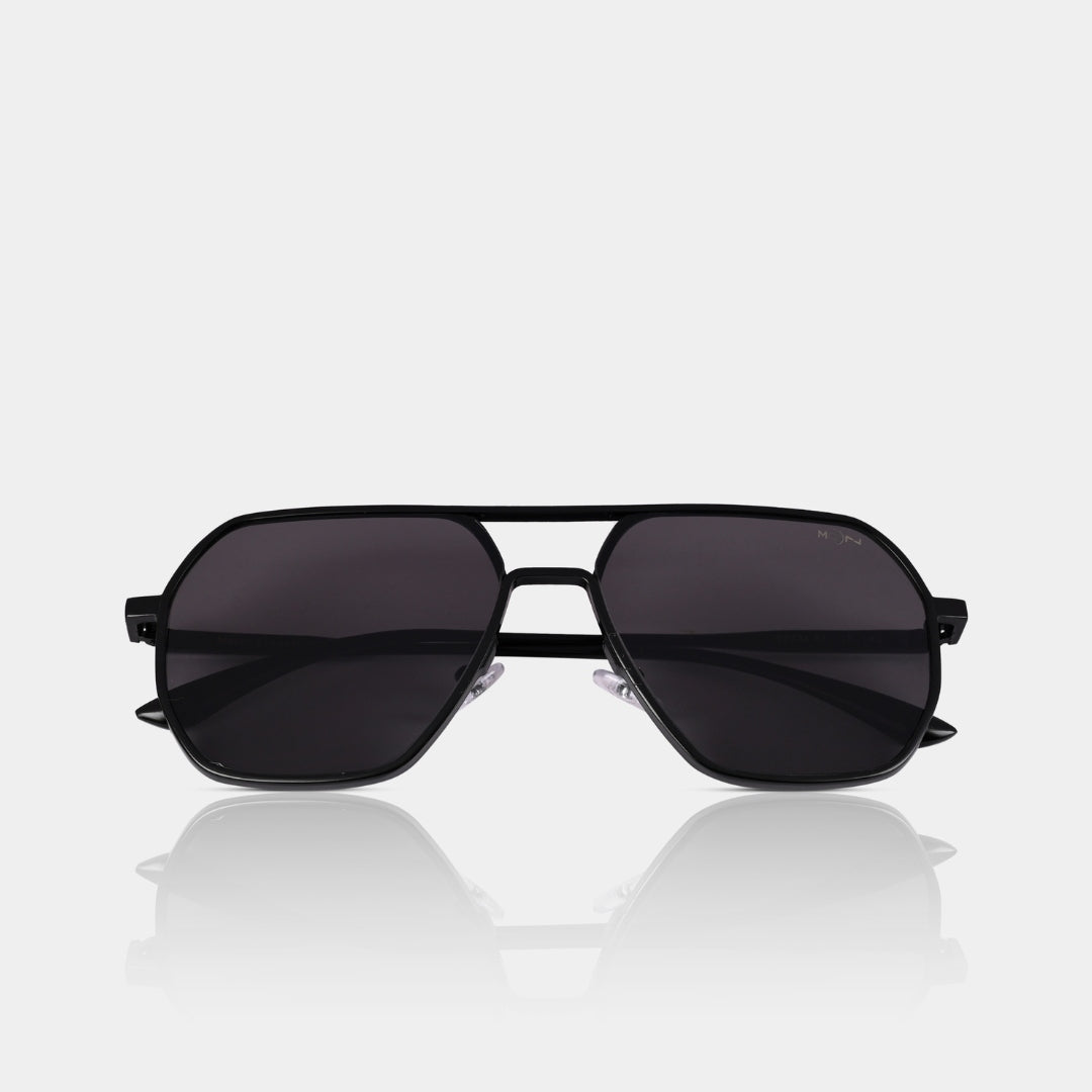 MOONX THYONE S1 – UV400 Aviator Metal Frame Sunglasses (Unisex, Trending)