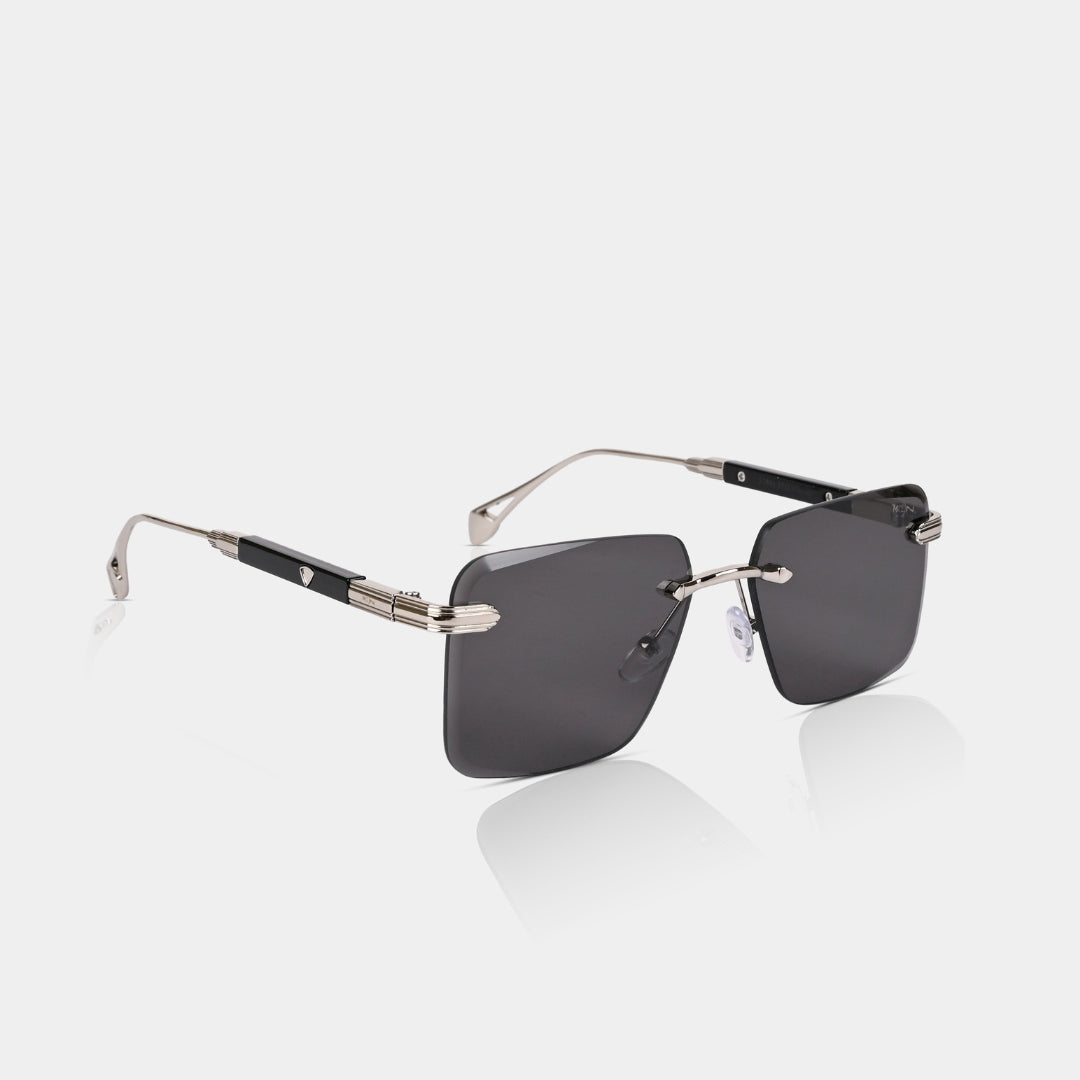 MOONX CALLISTO S2 – UV400 Rimless Rectangular Sunglasses (Unisex)