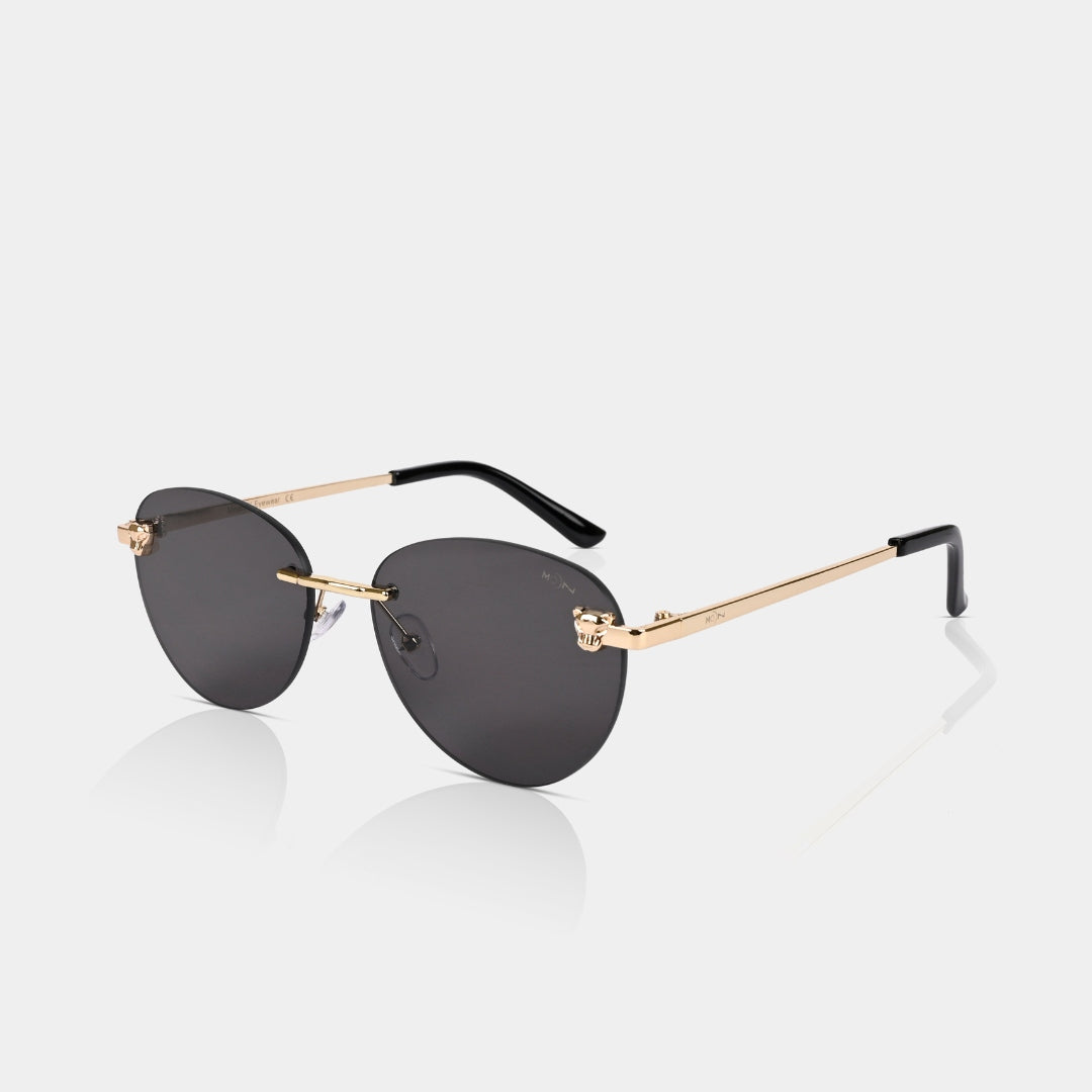 MOONX HIMALIA S1 - UV400 Rimless Oval Sunglasses