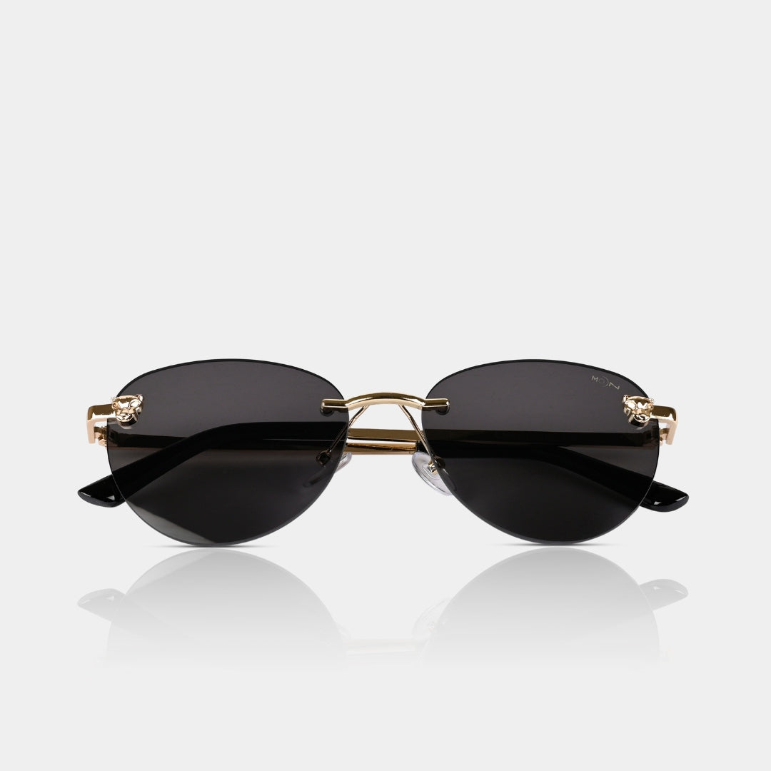 MOONX HIMALIA S1 - UV400 Rimless Oval Sunglasses