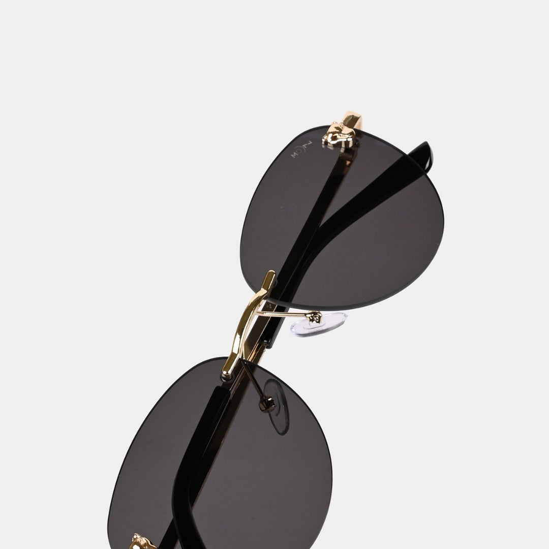 MOONX HIMALIA S1 - UV400 Rimless Oval Sunglasses