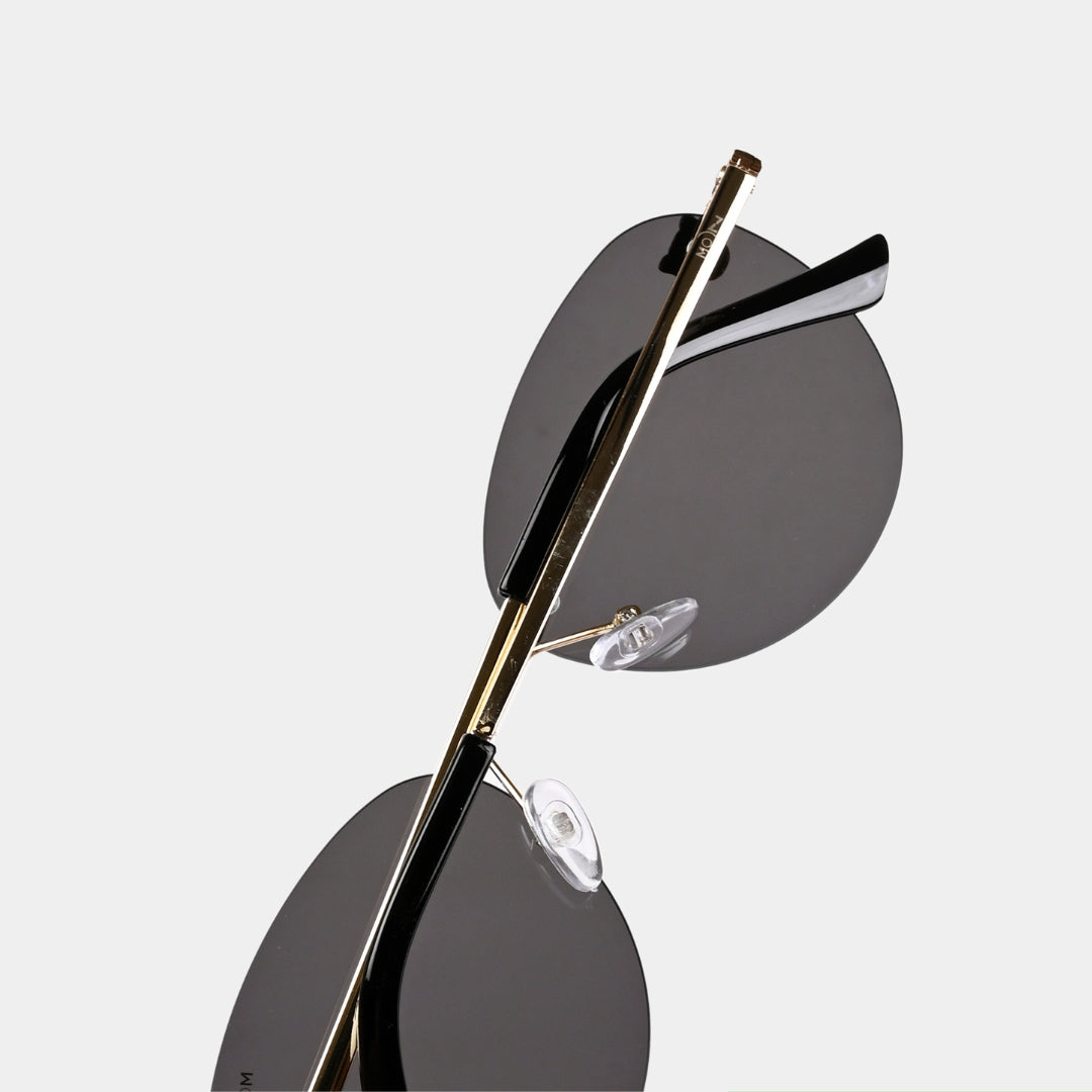 MOONX HIMALIA S1 - UV400 Rimless Oval Sunglasses