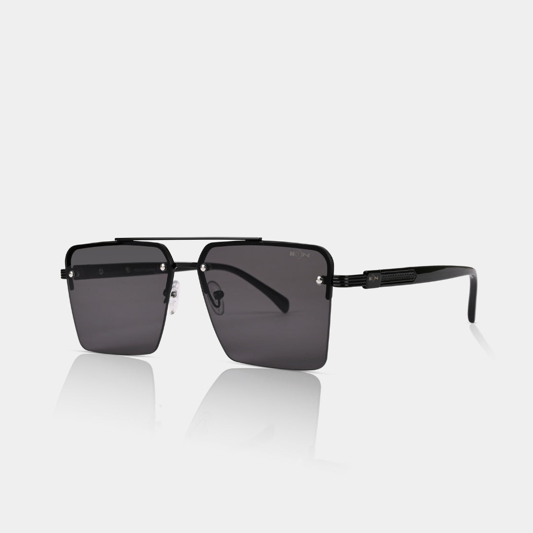 MOONX ICONIC S1 – UV400 Square Metal Frame Sunglasses (Unisex)
