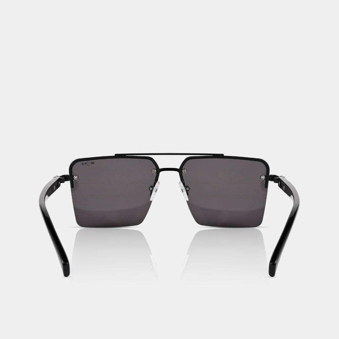 MOONX ICONIC S1 – UV400 Square Metal Frame Sunglasses (Unisex)
