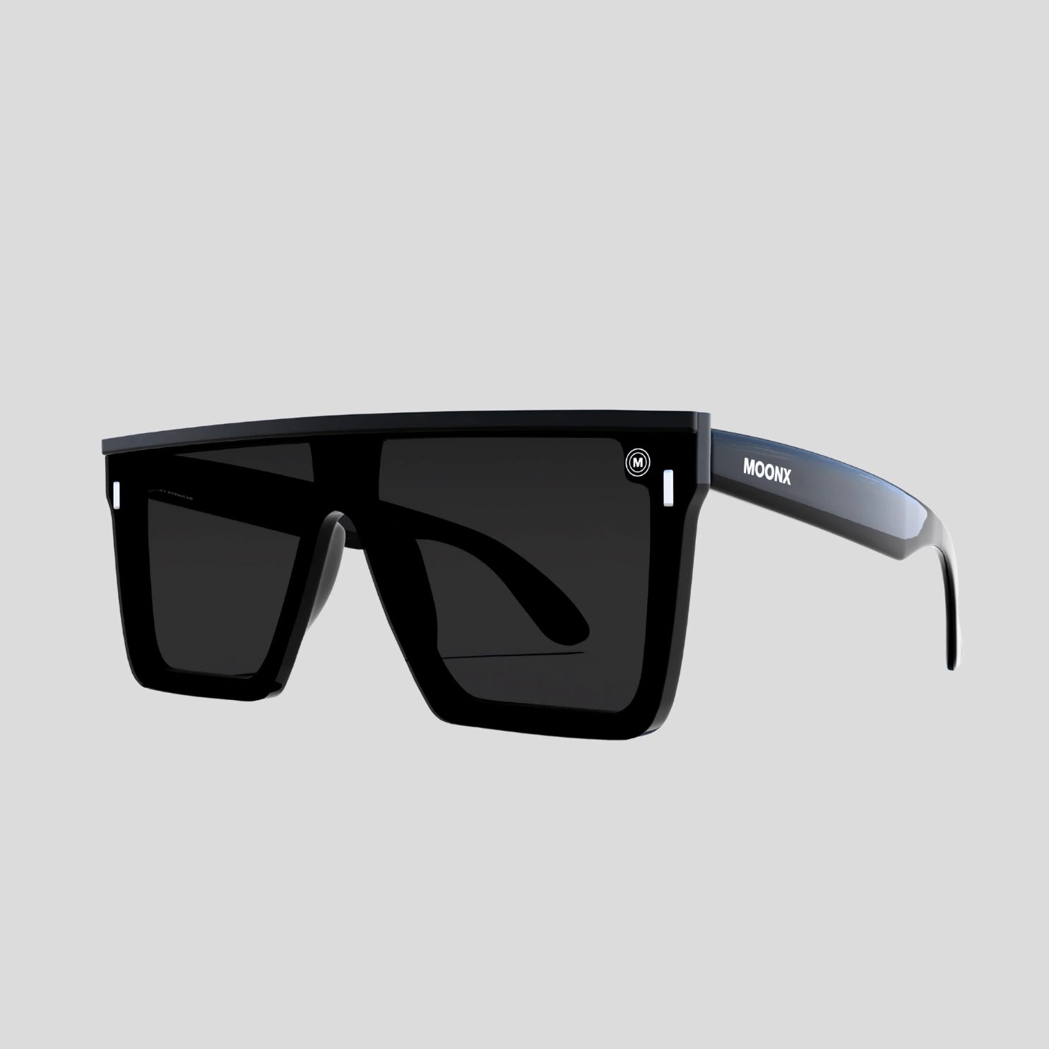 MOONX TREND SETTER – Polarised Rectangular Luxury Sunglasses (Unisex)